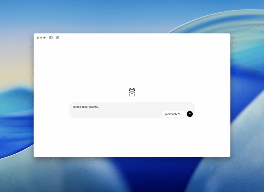 Клиент Ollama для macOS